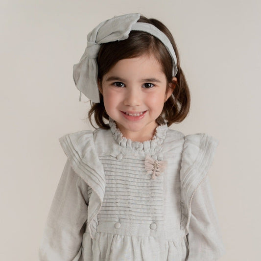 DIADEMA LAZO GRIS