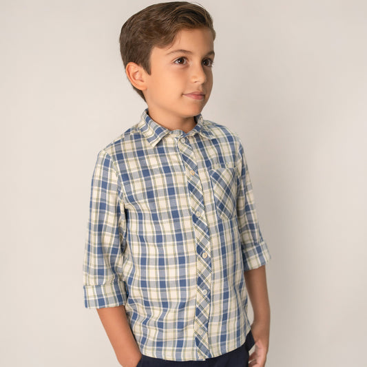 CAMISA CUADROS AZULES