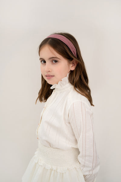 CONJUNTO BLUSA Y FALDA BLANCA