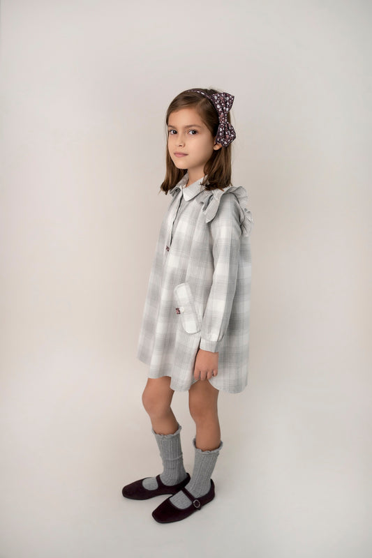 VESTIDO CAMISERO CUADROS