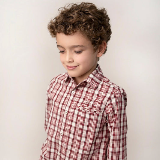 CAMISA CUADROS ROJO