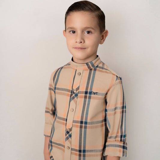 CAMISA CUADROS ARENA