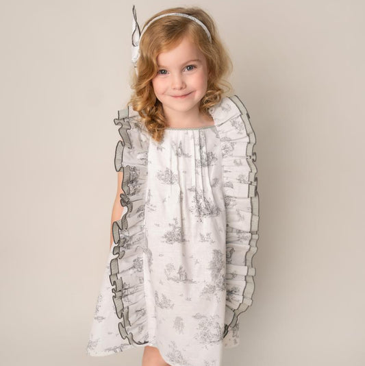 VESTIDO LINO TOILE DE JOUY
