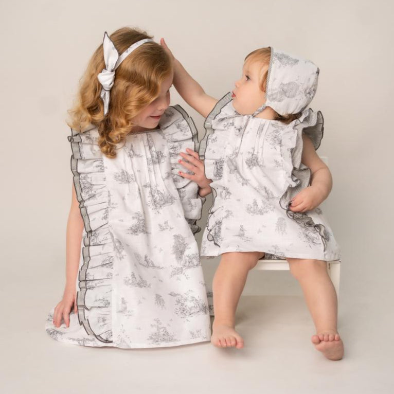 VESTIDO LINO TOILE DE JOUY