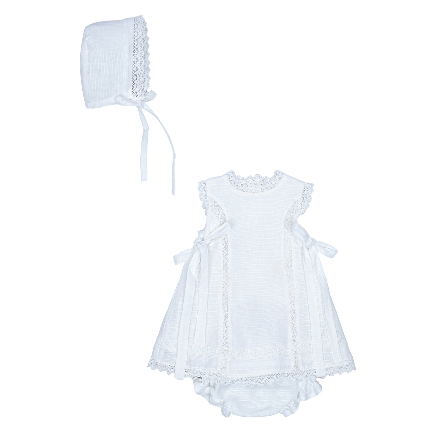 VESTIDO LINO RAYAS CON CALZON
