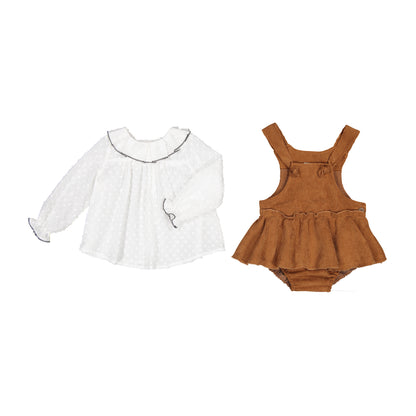 CONJUNTO RANA PANA CON FALDA Y BLUSA