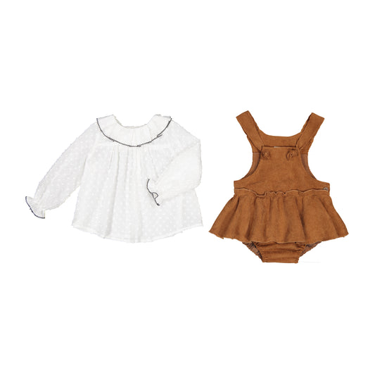 CONJUNTO RANA PANA CON FALDA Y BLUSA