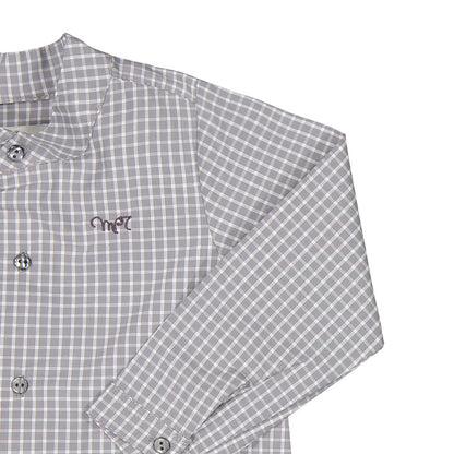 CAMISA CUADROS GRIS