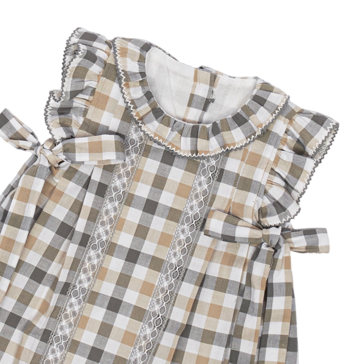 VESTIDO CUADROS CON CALZON