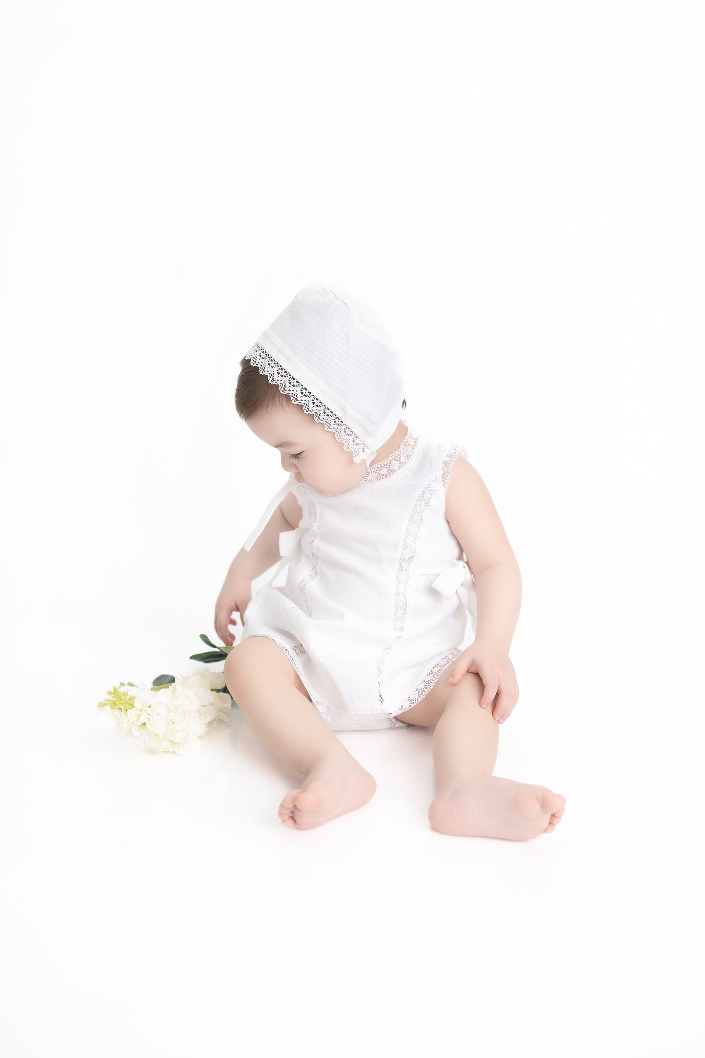 VESTIDO LINO RAYAS CON CALZON